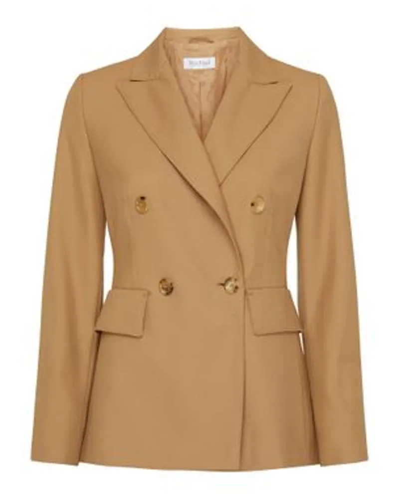 Max Mara Zweireihige Jacke Osanna Brown