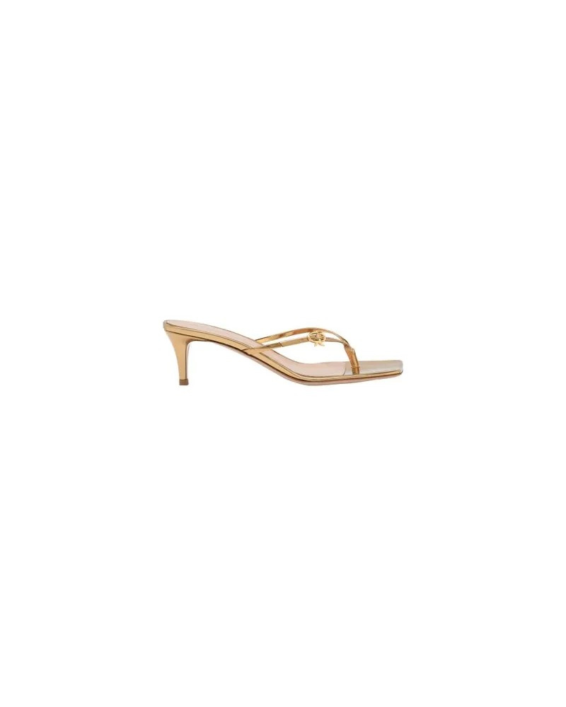 Gianvito Rossi Sandalen Ribbon Thong 55 Gold