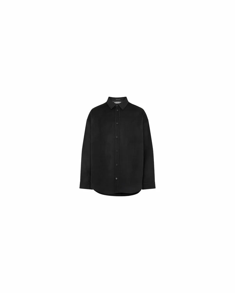 Acne Studios Jackenhemd mit langen Ärmeln Black