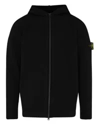 Stone Island Cardigan mit Reißverschluss Black