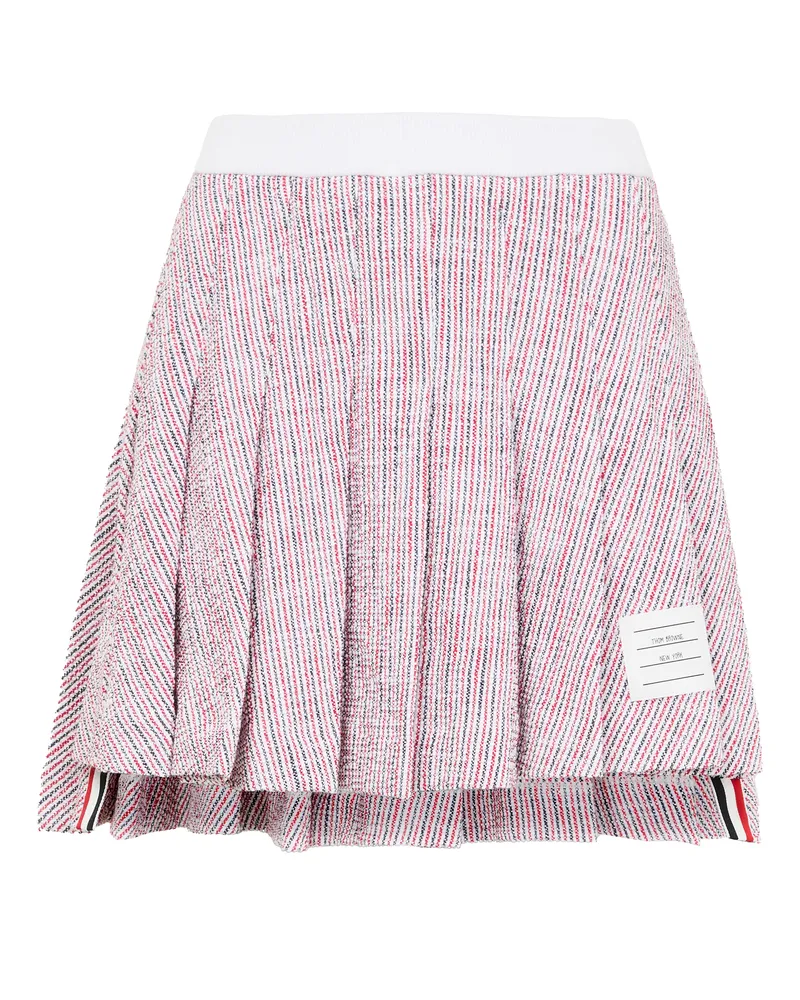 Thom Browne Mini-Faltenrock hinten länger 
