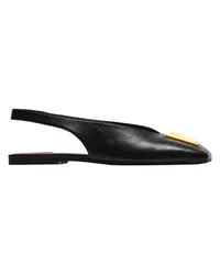 Balmain Flache Slingbacks Eden Black