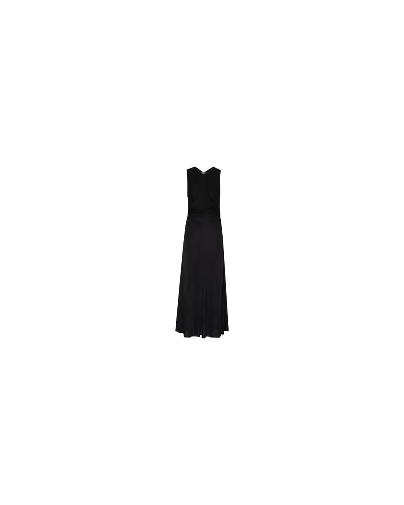 Bottega Veneta Maxi dress with gathered waist Black