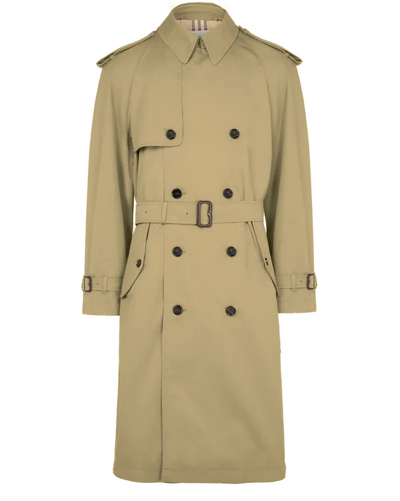 Burberry Langer Trenchcoat aus Misch-Baumwolle 