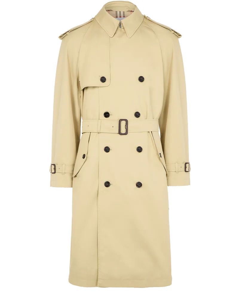 Burberry Langer Trenchcoat aus Misch-Baumwolle 