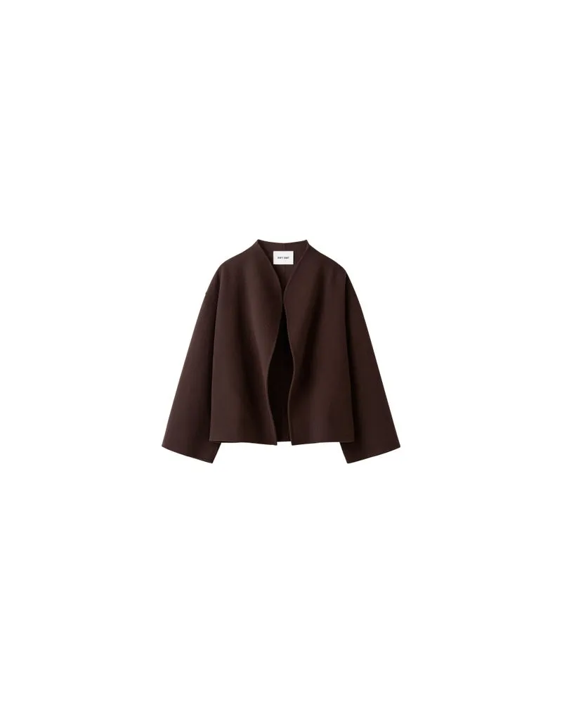 Max Mara Langer Mantel Armonia Brown