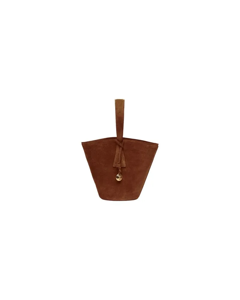 Max Mara Langer Mantel Armonia Brown
