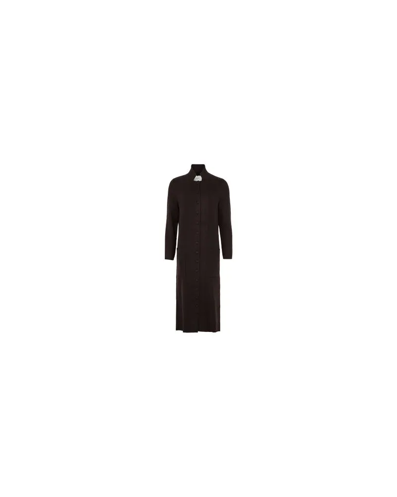 Max Mara Langer Mantel Armonia Brown