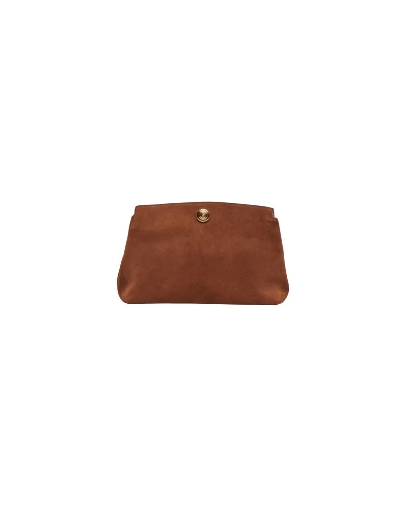 Max Mara Langer Mantel Armonia Brown
