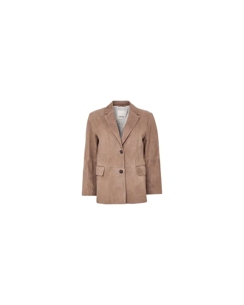 Max Mara Langer Mantel Armonia Brown