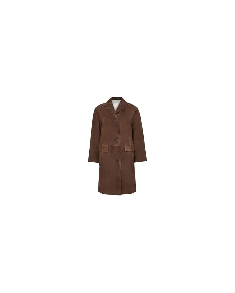 Max Mara Langer Mantel Armonia Brown