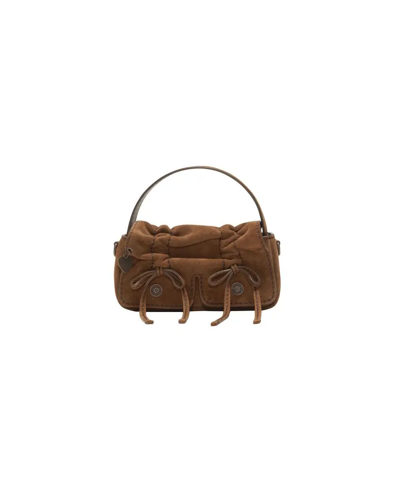 Max Mara Langer Mantel Armonia Brown