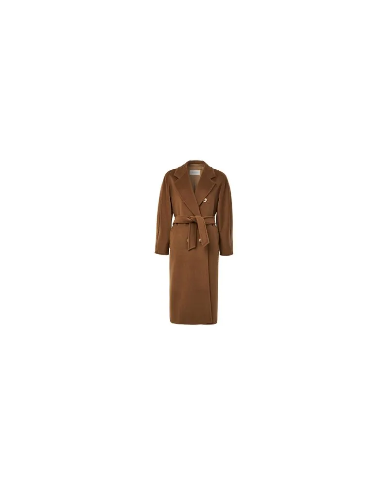 Max Mara Langer Mantel Armonia Brown