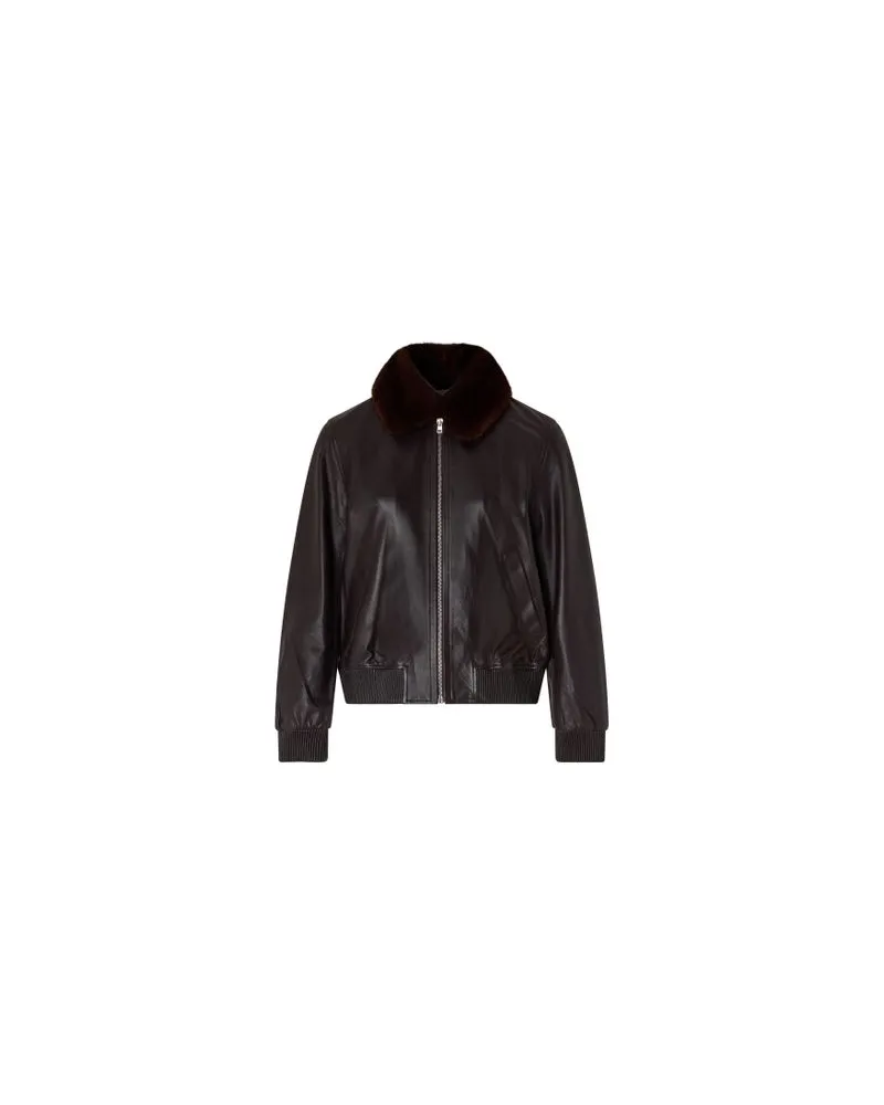Max Mara Langer Mantel Armonia Brown