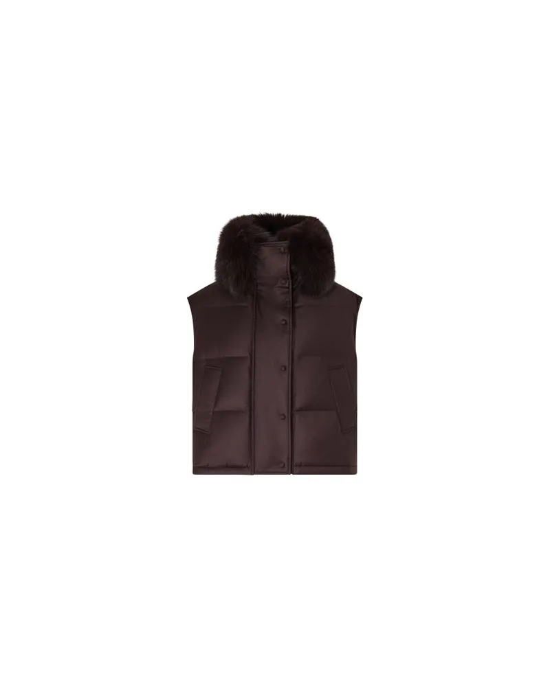 Max Mara Langer Mantel Armonia Brown