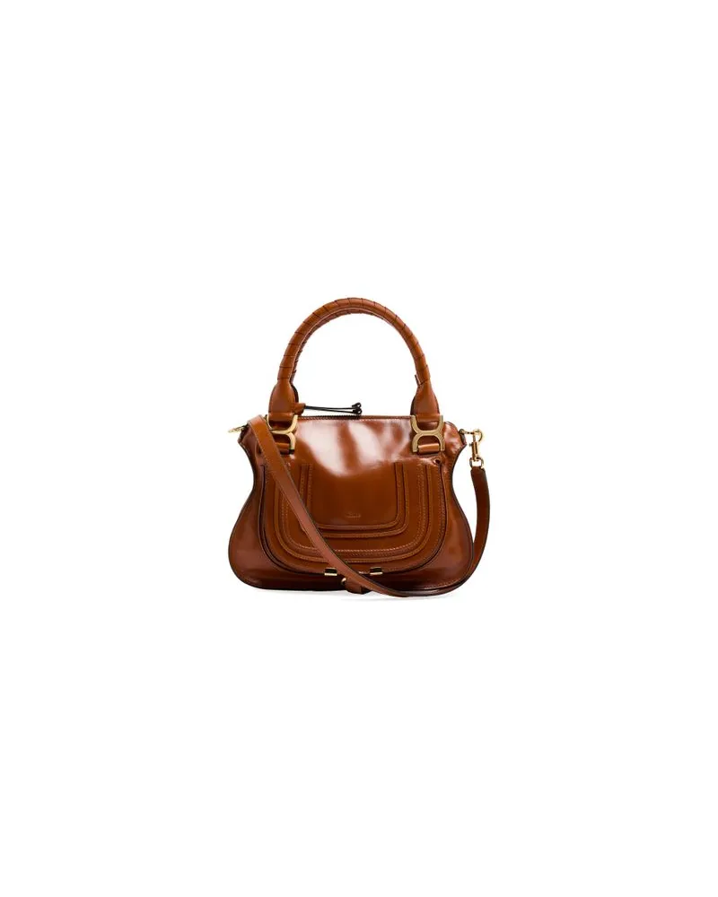 Valextra Große Handtasche MyLogo Sublime Brown