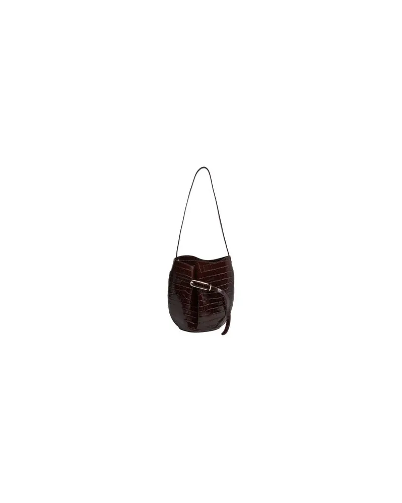 Max Mara Langer Mantel Armonia Brown