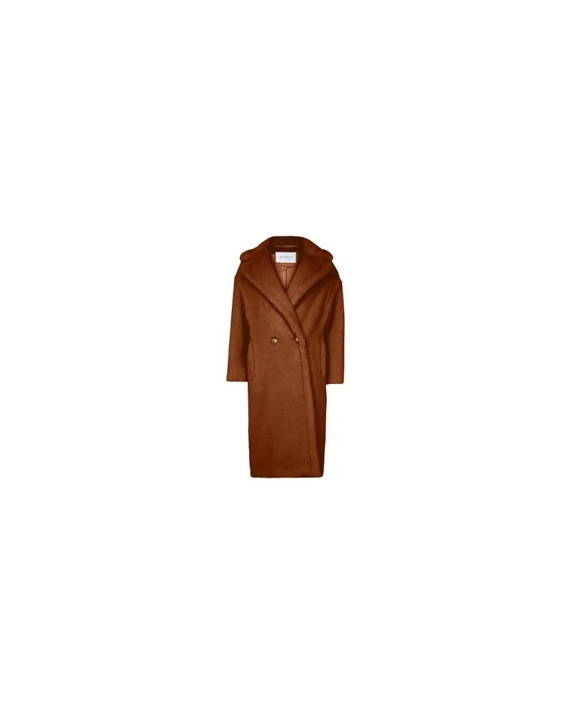 Max Mara Langer Mantel Armonia Brown