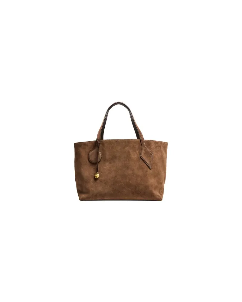 Max Mara Langer Mantel Armonia Brown