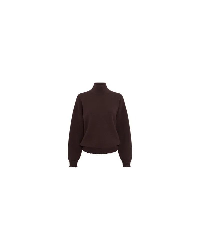Max Mara Langer Mantel Armonia Brown