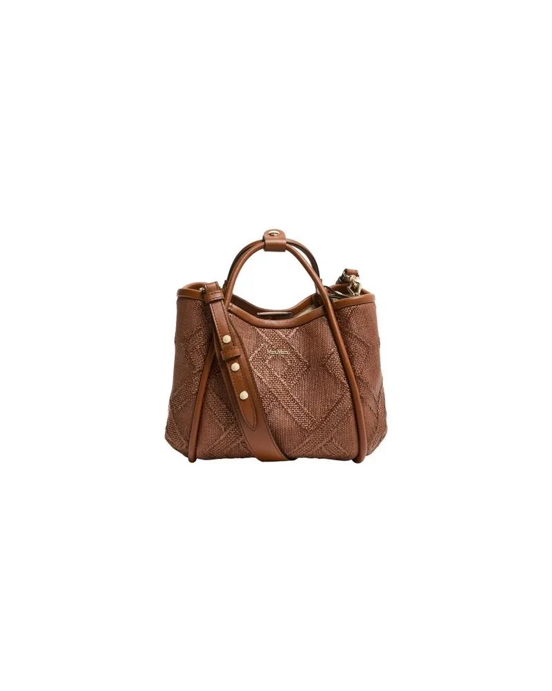 Valextra Große Handtasche MyLogo Sublime Brown