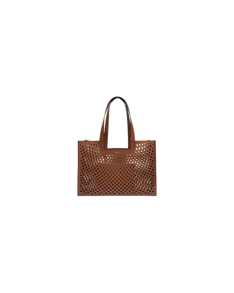 Max Mara Langer Mantel Armonia Brown