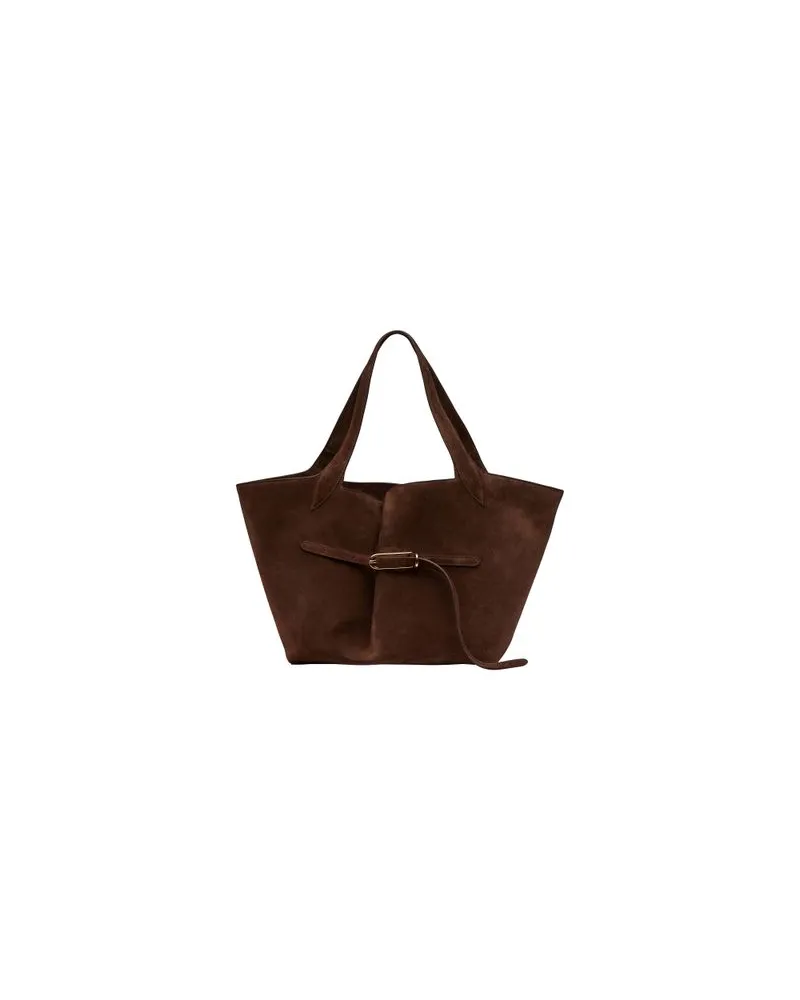 Max Mara Langer Mantel Armonia Brown