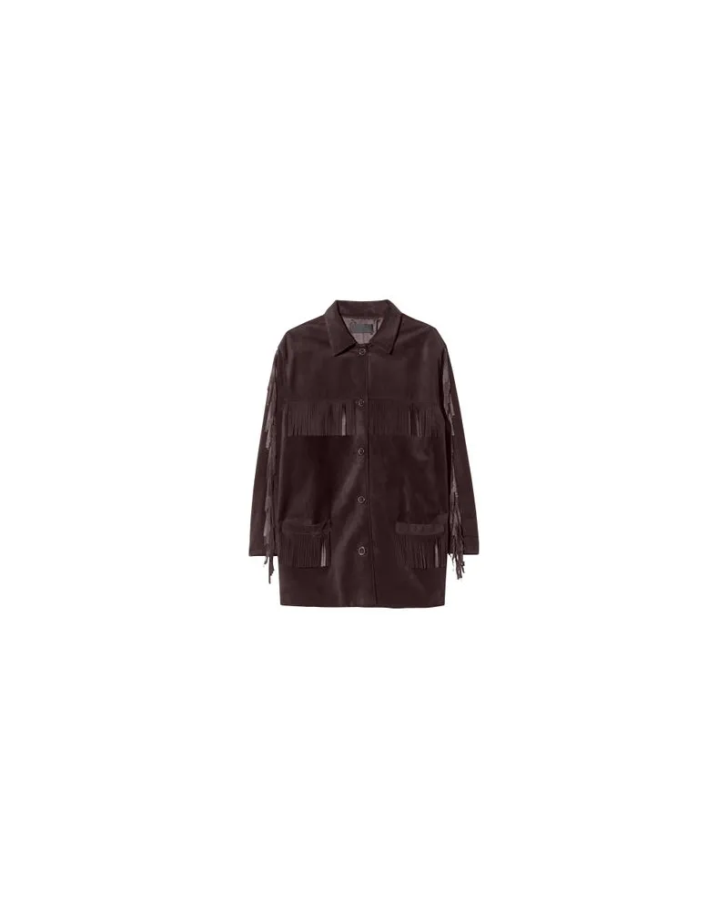 Max Mara Langer Mantel Armonia Brown