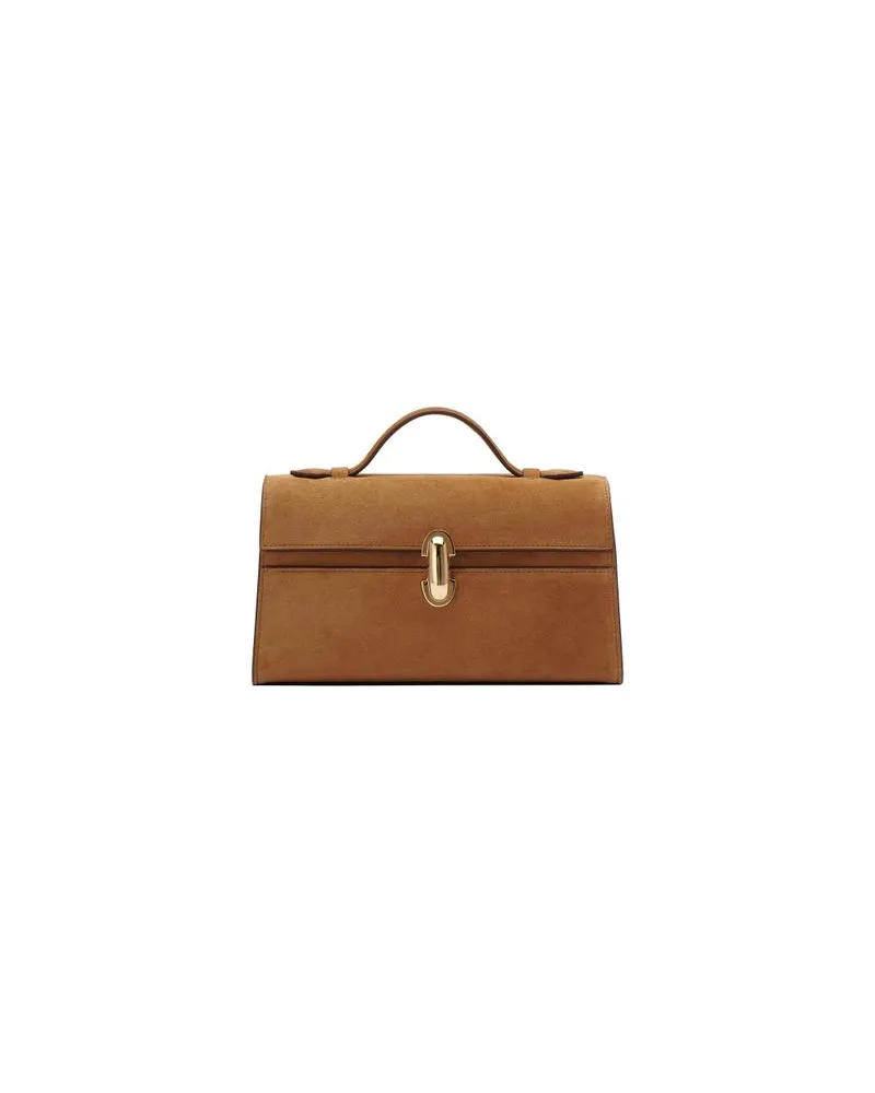 Max Mara Langer Mantel Armonia Brown
