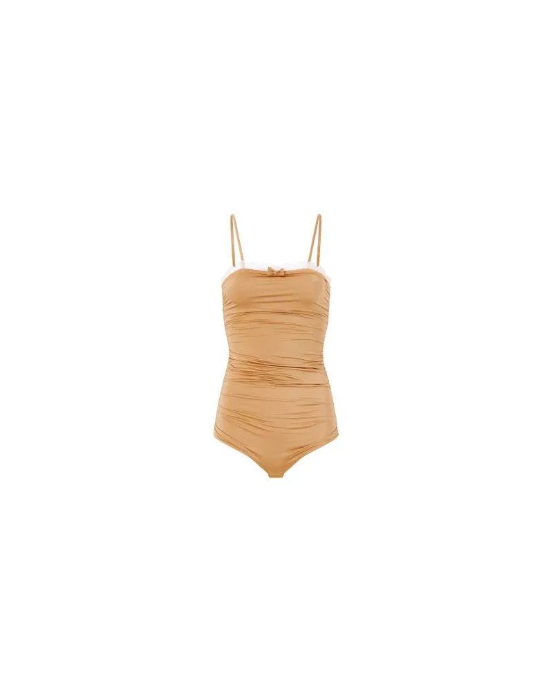 Max Mara Langer Mantel Armonia Brown