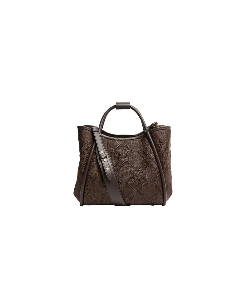 Max Mara Langer Mantel Armonia Brown