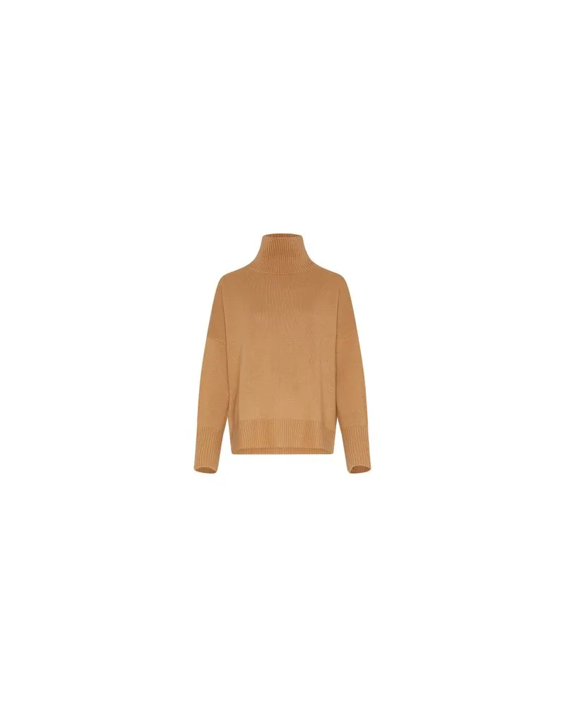 Max Mara Langer Mantel Armonia Brown