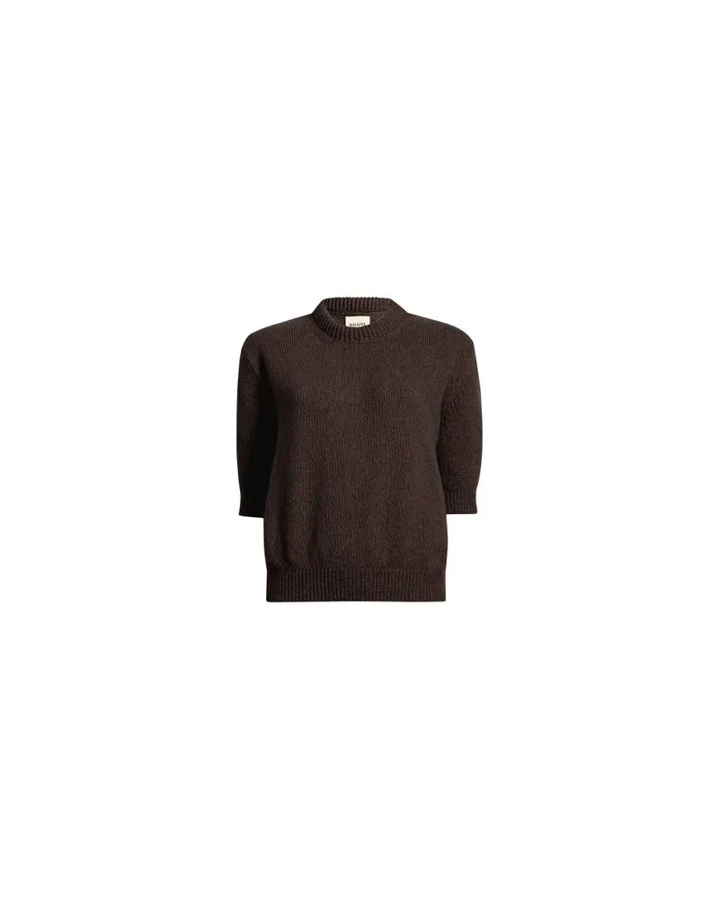 Max Mara Langer Mantel Armonia Brown