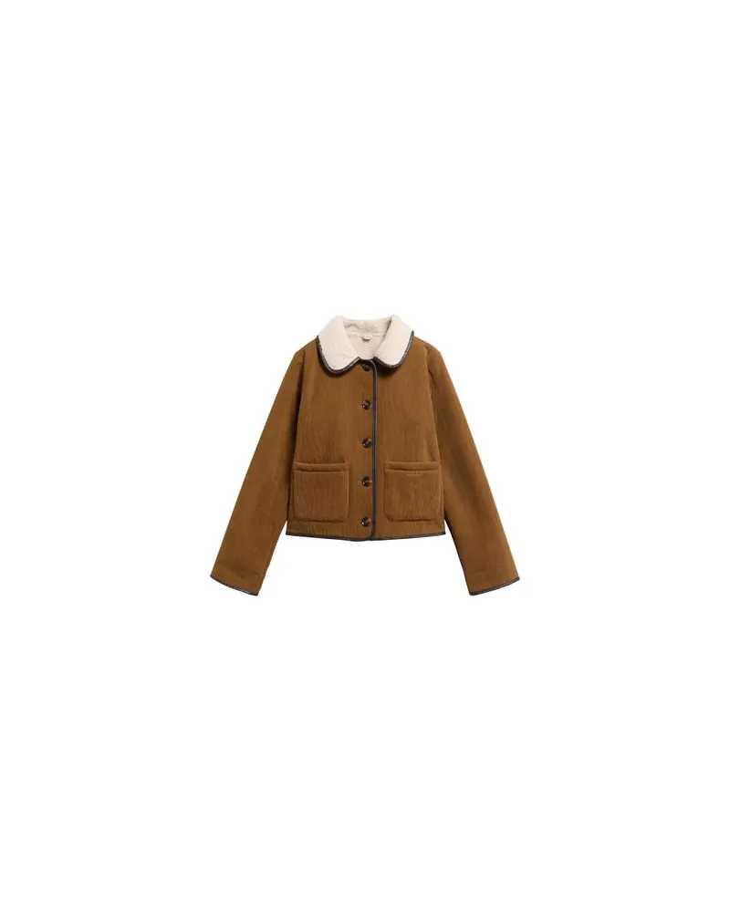 Max Mara Langer Mantel Armonia Brown