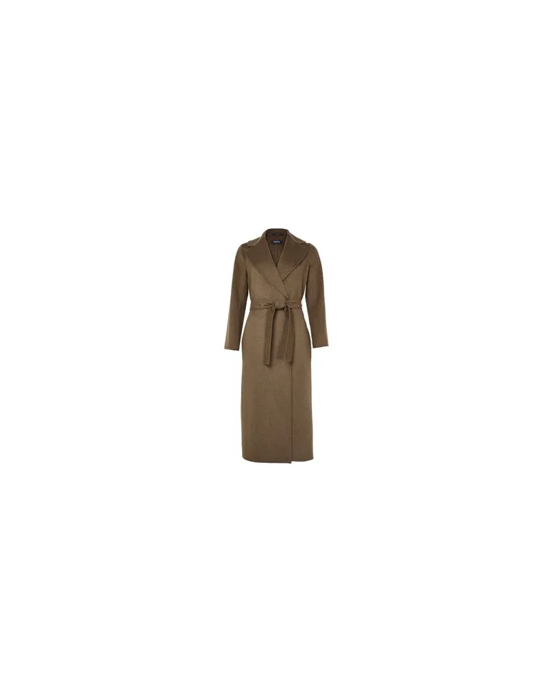 Max Mara Langer Mantel Armonia Brown
