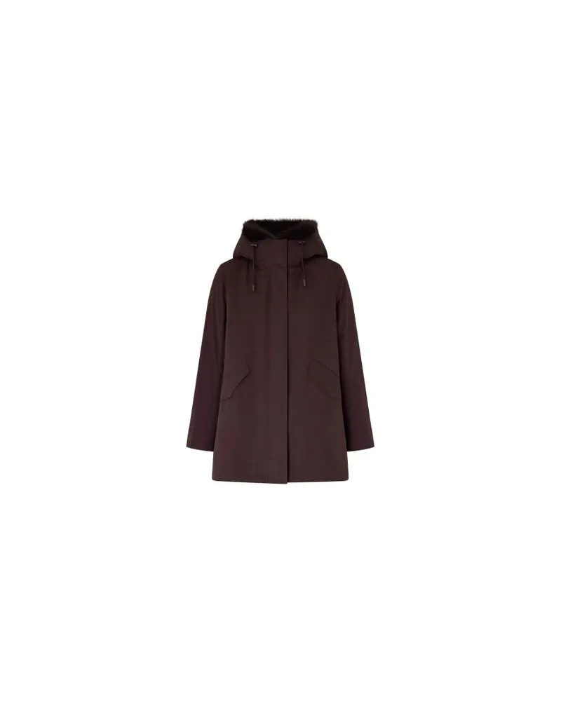 Max Mara Langer Mantel Armonia Brown