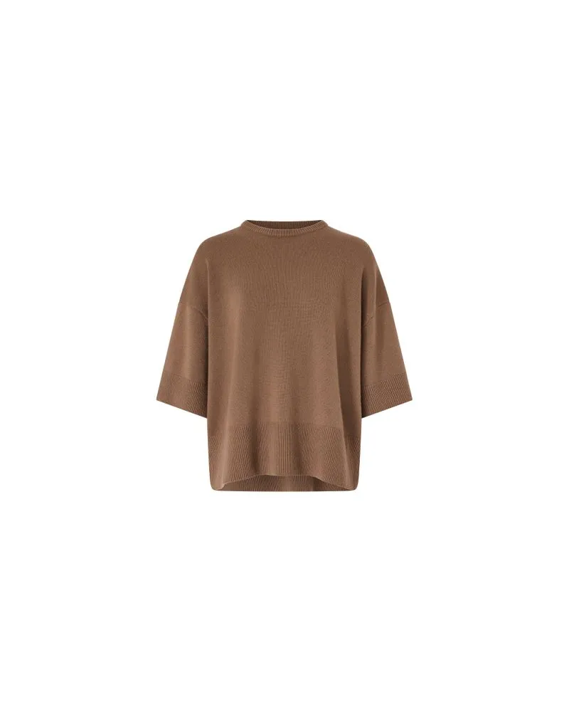 Max Mara Langer Mantel Armonia Brown