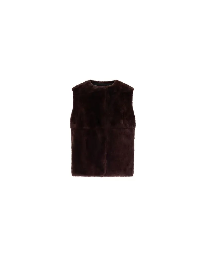Max Mara Langer Mantel Armonia Brown