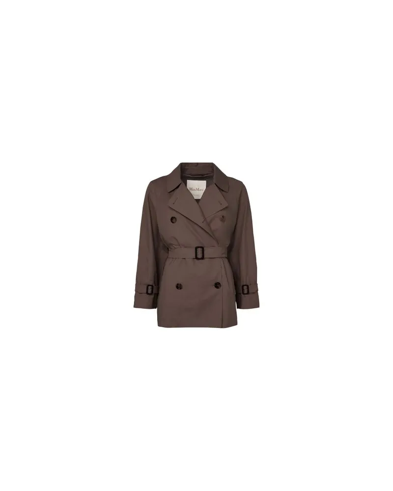Max Mara Langer Mantel Armonia Brown