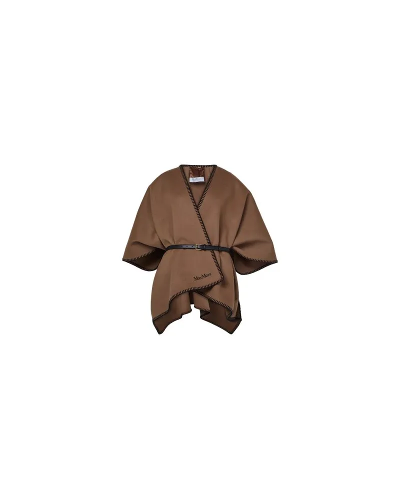 Max Mara Langer Mantel Armonia Brown