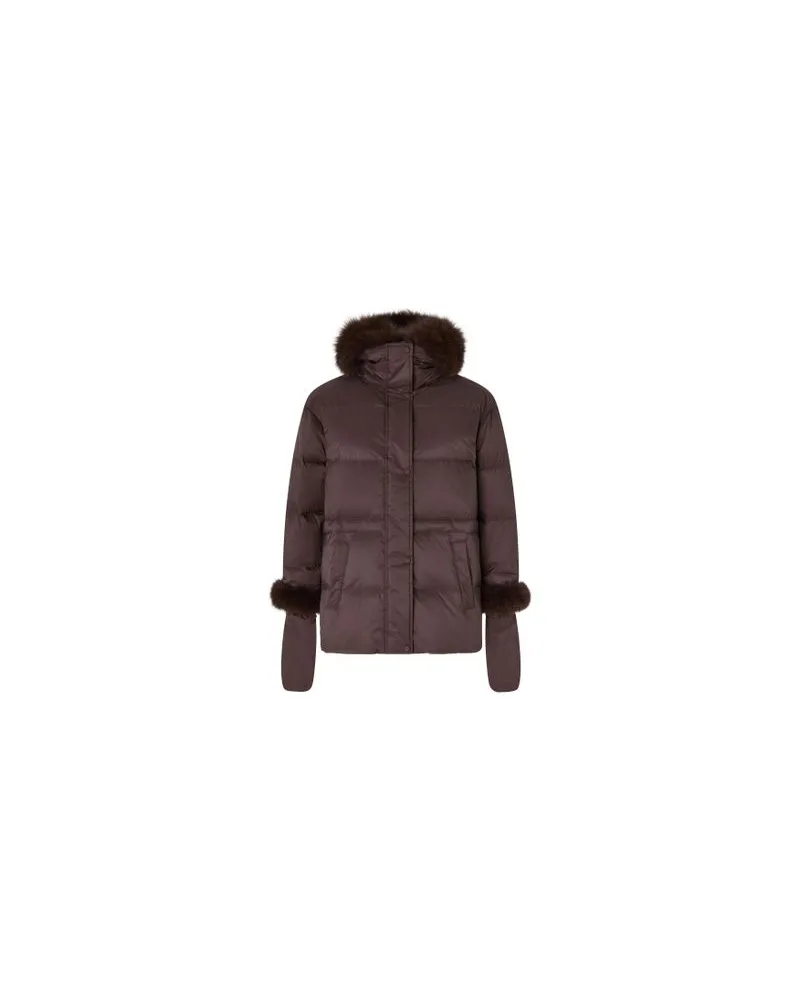 Max Mara Langer Mantel Armonia Brown
