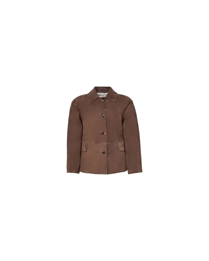 Max Mara Langer Mantel Armonia Brown