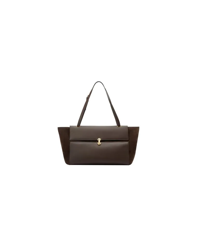 Max Mara Langer Mantel Armonia Brown