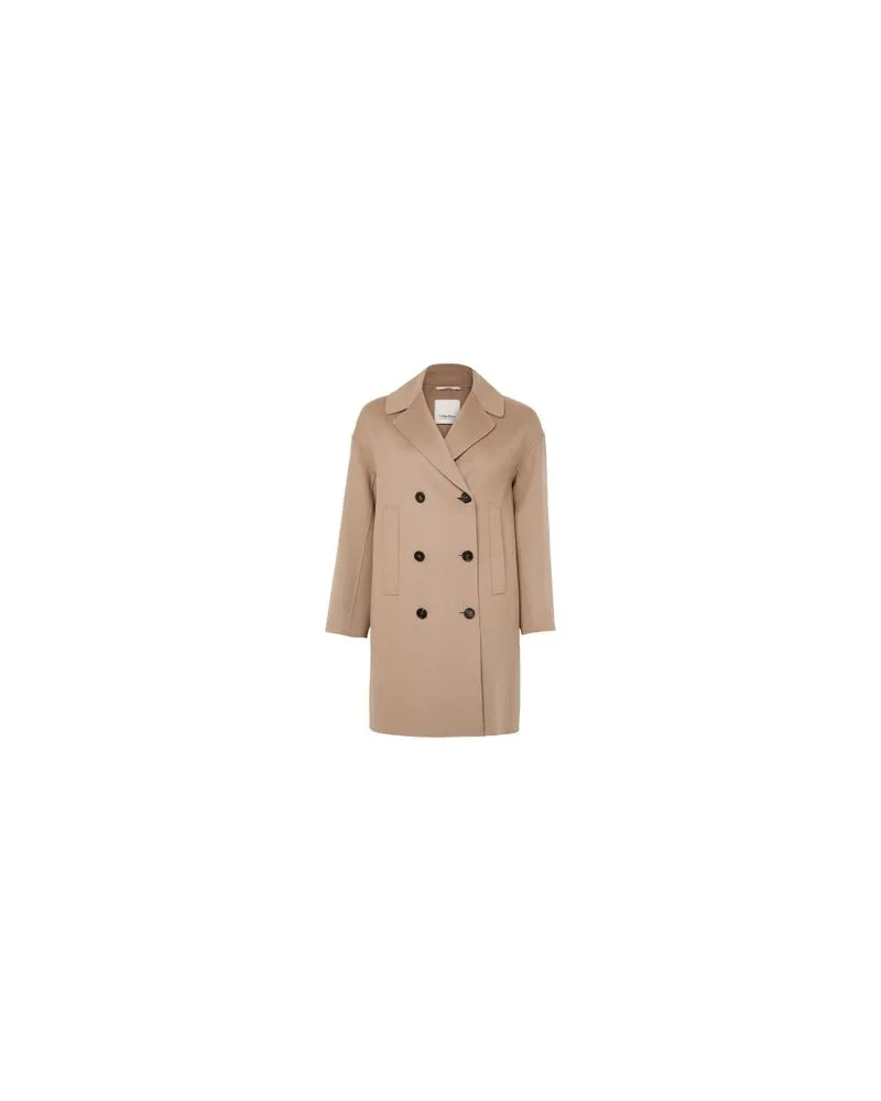 Max Mara Langer Mantel Armonia Brown