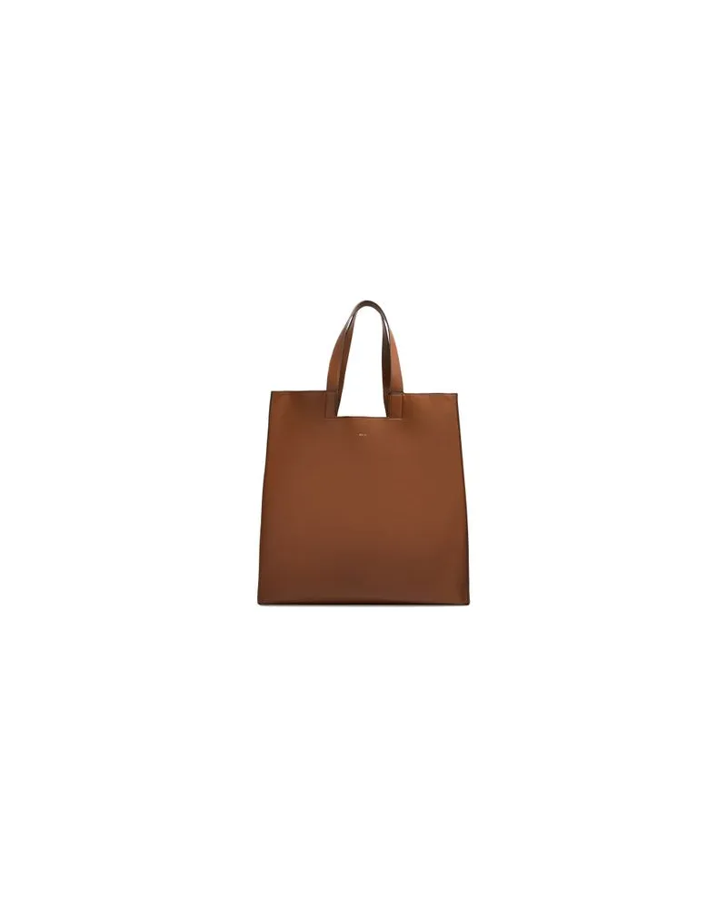 Valextra Große Handtasche MyLogo Sublime Brown