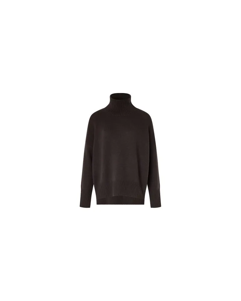 Max Mara Langer Mantel Armonia Brown