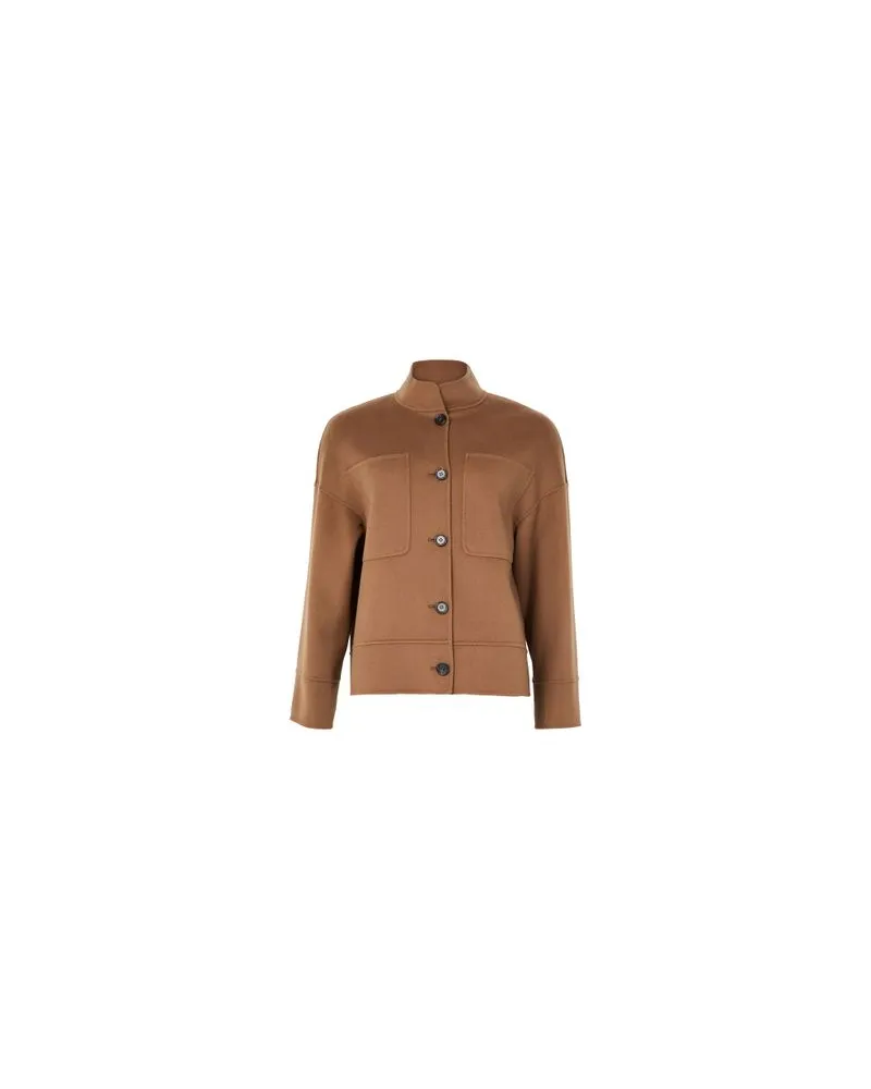Max Mara Langer Mantel Armonia Brown