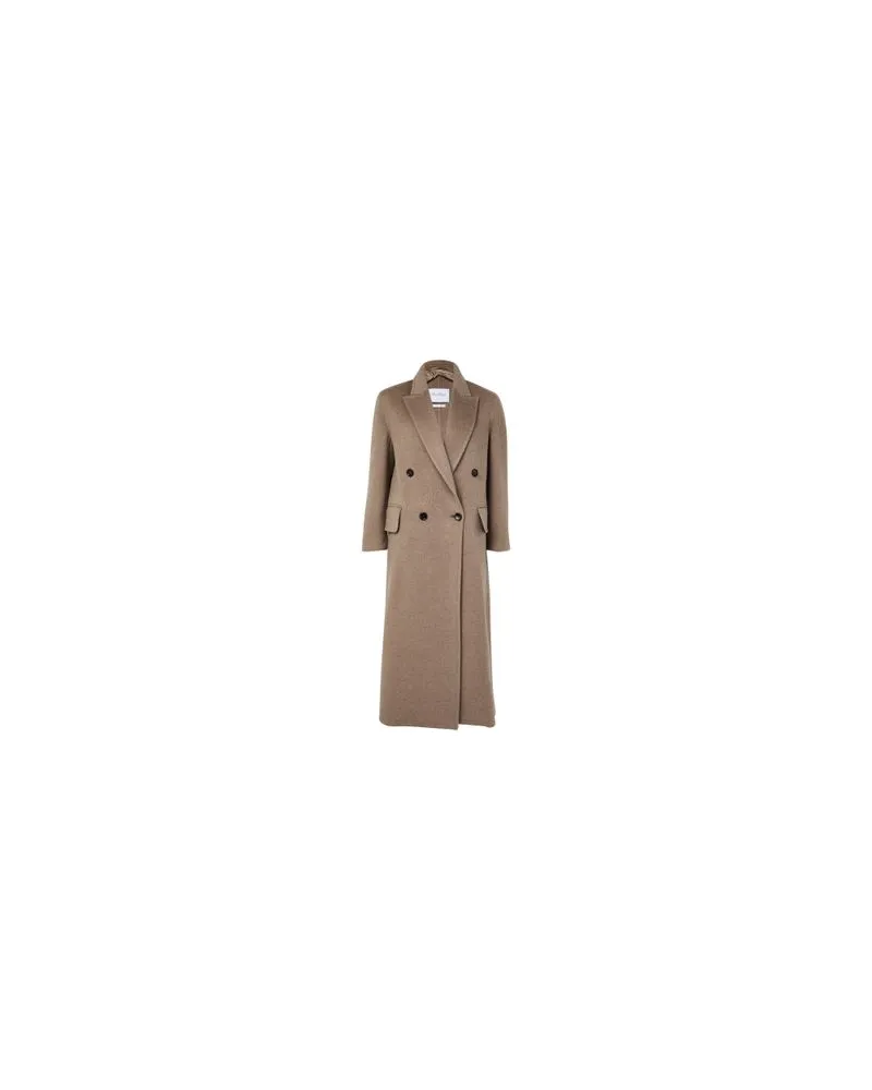 Max Mara Langer Mantel Armonia Brown