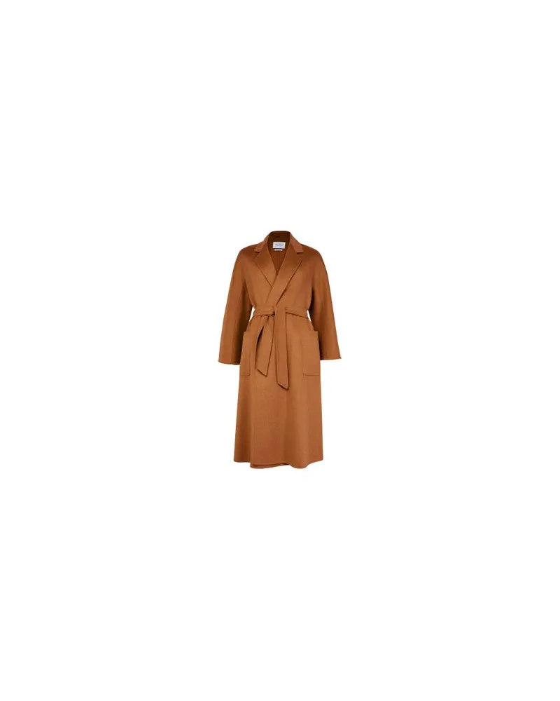 Max Mara Langer Mantel Armonia Brown
