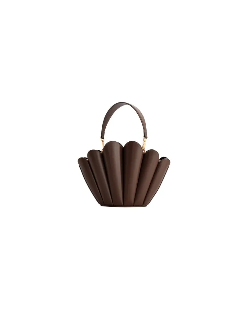 Max Mara Langer Mantel Armonia Brown
